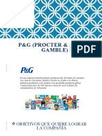 Análisis de la empresa Procter & Gamble y su objetivo de ofrecer productos globalmente