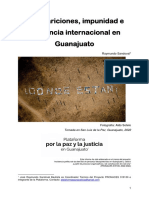 Desapariciones, Impunidad e Incidencia Internacional en Guanajuato