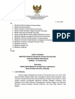 Surat Edaran Menteri PANRB No. 16 Tahun 2022 Ok