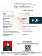 (The Indonesian Health Profession Board) : Registration Certification of Midwife
