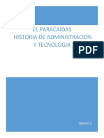 El Paracaidas Historia de Administracion y Tecnologia
