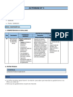 1° Grado - Actividad Del Dia 10 de Agosto