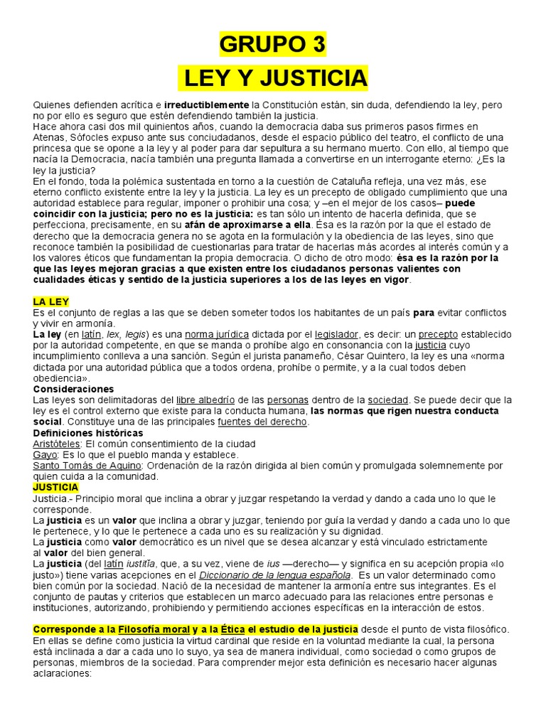 Ley y Justicia Practico | PDF | Justicia | Crimen y violencia
