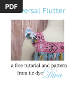 Universal Flutter: A Free Tutorial and Pattern From Tie Dye