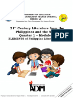 21 Century Literature From The Philippines and The World Quarter 1 - Module 3