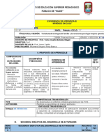 Sesión de Aprendizaje de Práctica y Evaluación