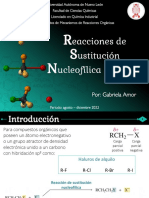 Reacciones de Sustitución Nucleofílica