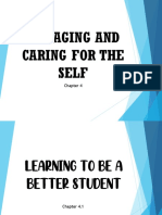 Chapter 4.1 Learning To Be A Better Student