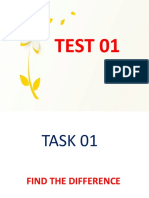Find the Difference & Information Exchange Practice Test 01