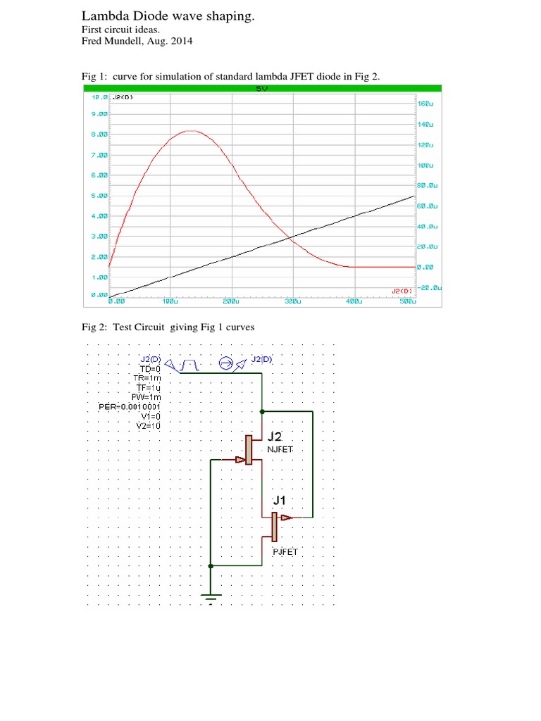 Lambda Diode Waveform Modification Techniques | PDF