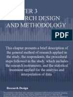 Research Design and Methodology