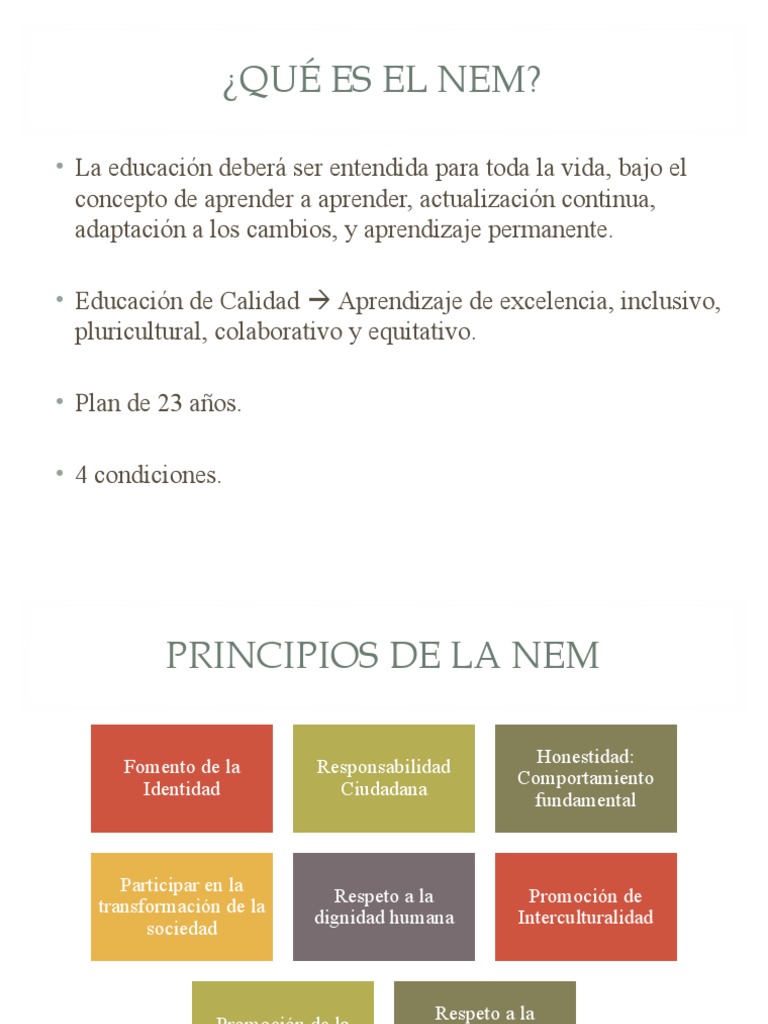 Nueva Escuela Mexicana Pdf Maestros Aprendizaje