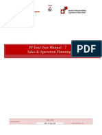 PP End User Manual - 7 Sales & Operation Planning