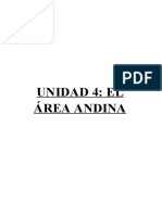 UNIDAD 4. La Región Andina