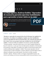 WWW Lanacion Com Ar Opinion La Repregunta Andrea Goldin Aprender de Memoria Perm