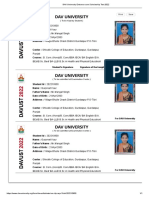 DAV University Entrance Cum Scholarship Test 2022