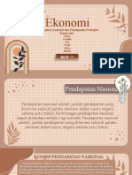 Pendapatan Nasional dan Perkapita