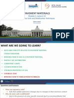 Pavement Materials: Module 1, Lecture 10 Expansive Soils and Stabilization Techniques