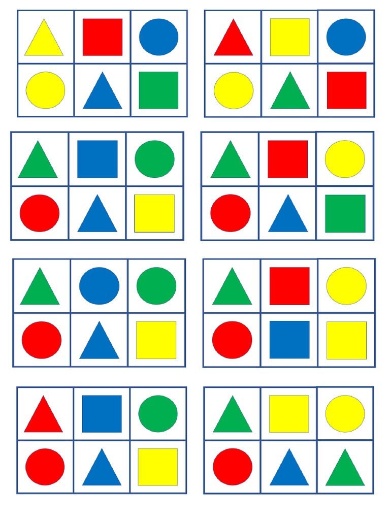 Bingo de Figuras | PDF