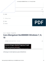 Cara Mengatasi 0xc0000005 Windows 7, 8, 10 - Pemalang Otodidak