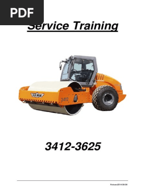 Manual De Serviços – Hamm – Rolo Compactador 3412 – 3614 – 3616 – 3618 – 3620 – 3625