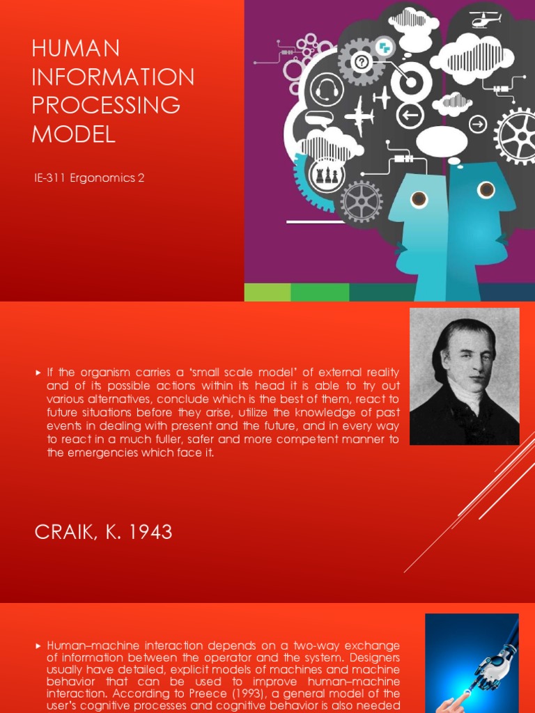 Human Information Processing Model | PDF | Perception | Memory