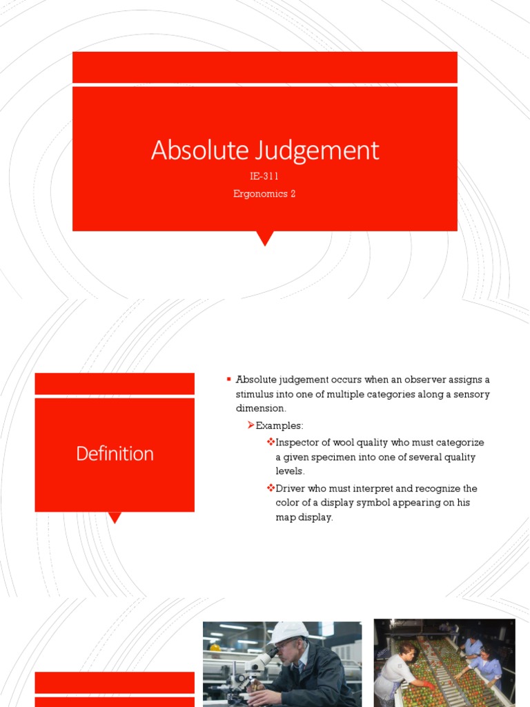 Absolute Judgement PDF Information Bit