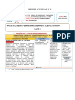 SESIÒN DE APRENDIZAJE de Jueves 29