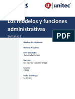 Modelos administrativos y funciones clave