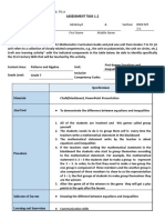 Surname First Name Middle Name: Assessment Task 1.2