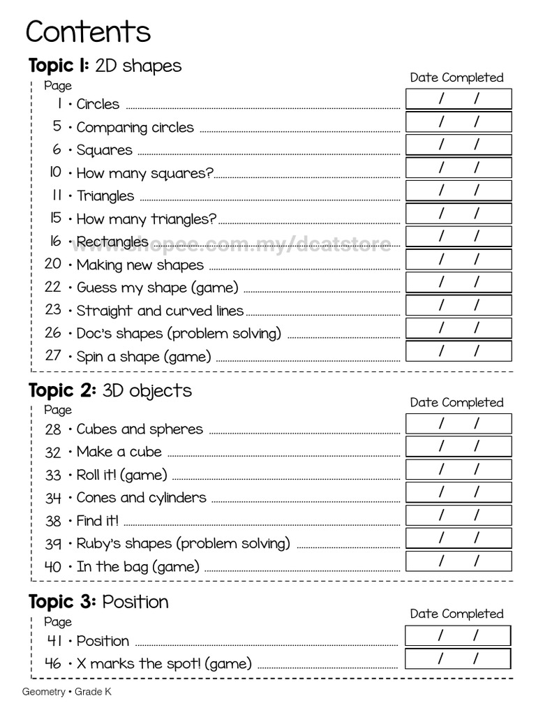 Topic 1: 2D Shapes: Date Completed | PDF | Shape | Triangle