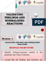 MODULE 1 Validating Feelings