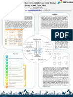A Novel Method To Estimate Gas Kick Rising Velocity in Oil Base Mud