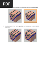 Draw in The Empty Square What The Folded Layers (Or Syncline) Would Look Like On The Back Face