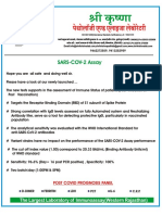 SARS-COV-2 Assay: The Largest Laboratory of Immunoassay (Western Rajasthan)