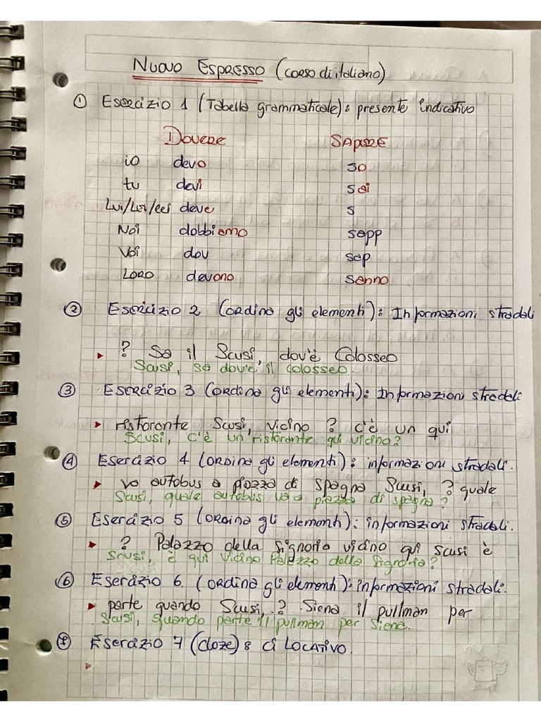 Compito Nuovo Espresso | PDF