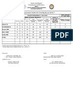 3rd Quarter Bayambang 2 Secondary Aral Pan Classifying Learners Grades