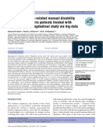 Dorsal Expansion-Related Manual Disability in Verrucae Vulgaris Patients Treated With Cryotherapy: A Longitudinal Study Via Big Data