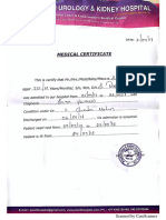 Sreenivasulu Reddy - Medical Report
