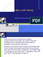 Data Mart, Warehouse, Mining, OLAP