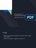 6,7 - Fungsi & Fungsi Rekursif