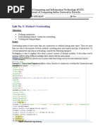 Lab No. 5:: Method Overloading