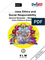 Business Ethics and Social Responsibility: Second Semester - Module 3