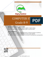 Computer Studies Grade 8-9 Instructions