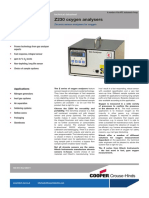 Z230 Oxygen Analyzer Technical Datasheet