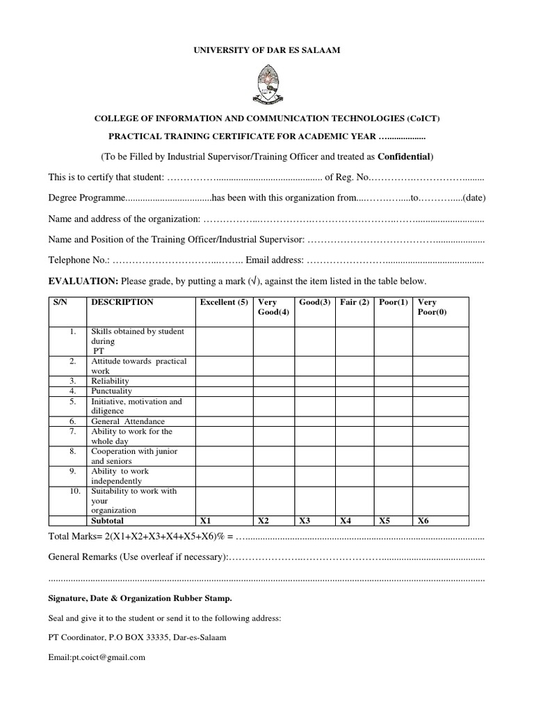 Training Certificate | PDF