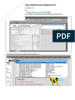 Tata Cara Pembuatan Formulir SPT