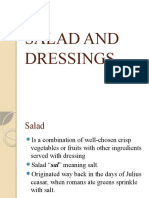 Salad and Dressings