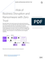 Reduce The Risk of Business Disruption and Ransomware With Zero Trust