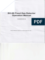 BH-60 Fixed Gas Detector Operation Manual